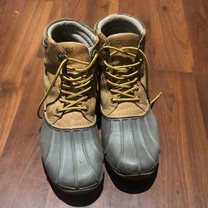Men sperry duck rain boots